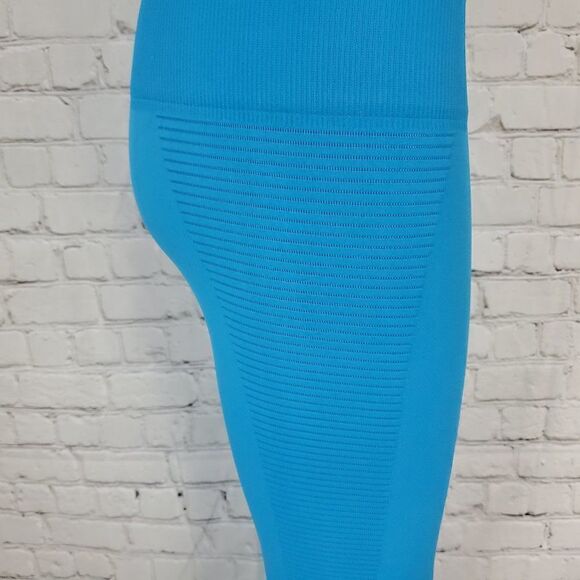 NUX High Rise Vita LA Leggings Blue S NEW - Picture 5 of 9